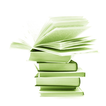 堆書