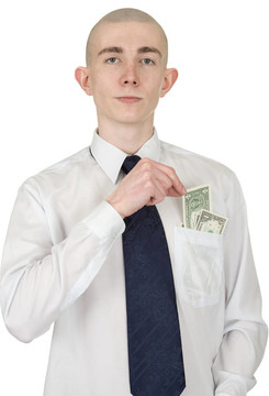 口袋里有錢的男人