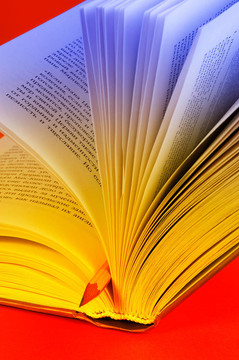 打開的書