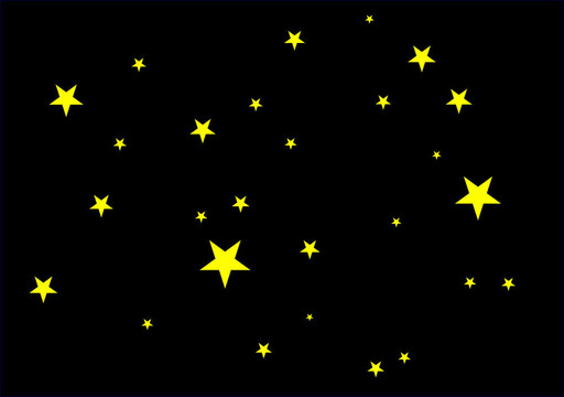 天空中的星星