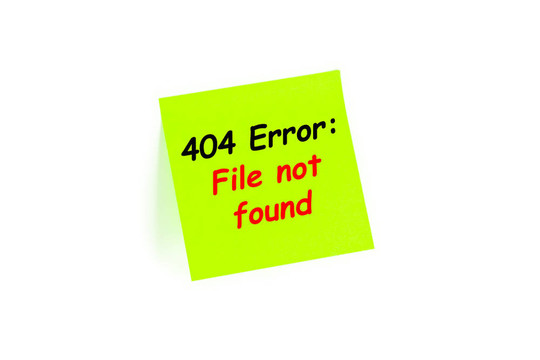 404錯誤：文件沒有找到一個帖子