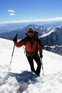 登山-爬山- Stok Kangri（6；150m／20；080ft）；印度