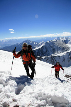 登山-爬山- Stok Kangri（6；150m／20；080ft）；印度