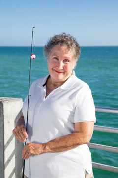 高級女人喜歡釣魚