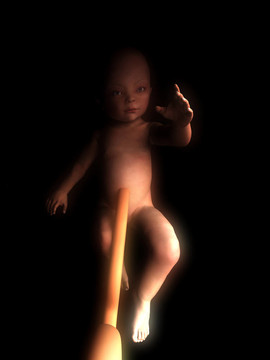 嬰兒在子宮里