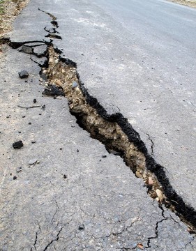 損壞的道路