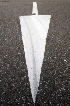 道路上的箭頭