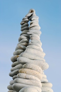 在天空