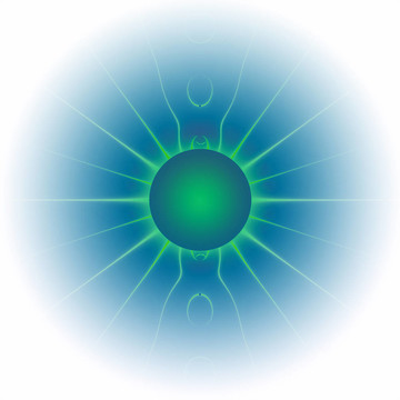 美麗；綠色分形設(shè)計(jì)