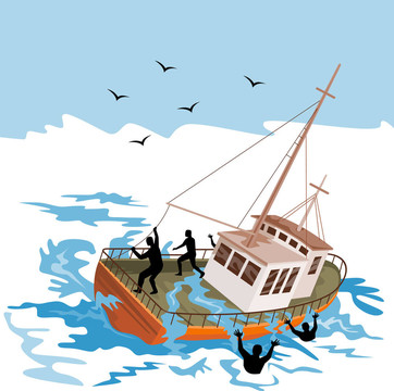 釣魚(yú)船傾覆