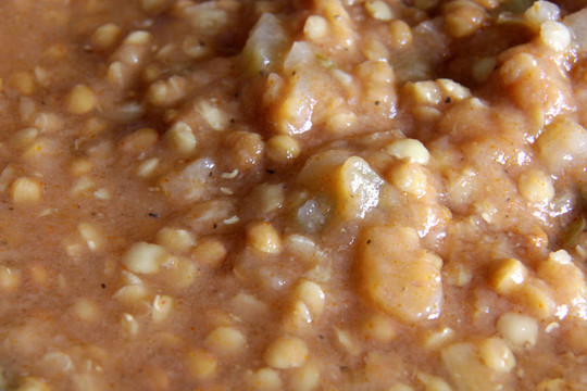 靠近小扁豆湯
