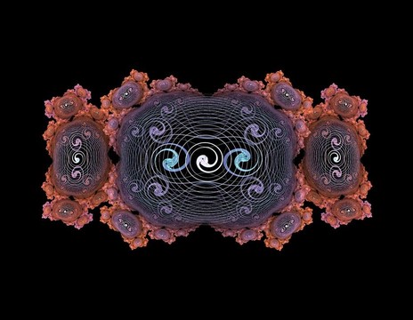 抽象的細(xì)胞或粒子