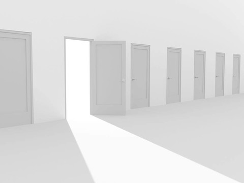 打開(kāi)3D門(mén)中的一排緊閉的門(mén)