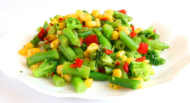 熟蔬菜混合