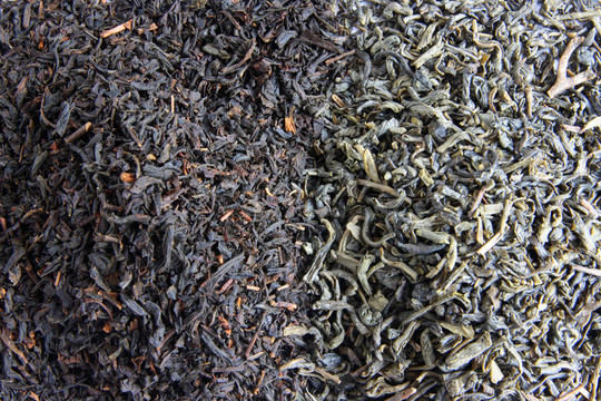 散黑綠茶