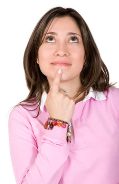 不經(jīng)意的憂郁的女人