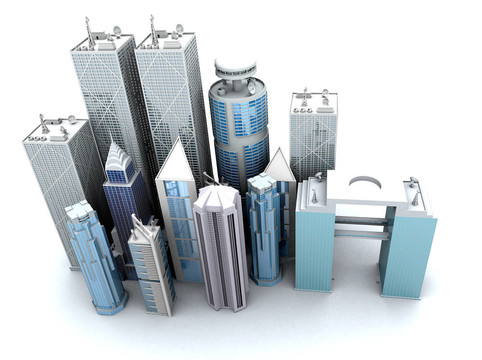 企業(yè)建筑的高角度