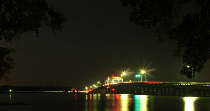 橋夜景