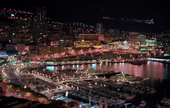 摩納哥夜景燈
