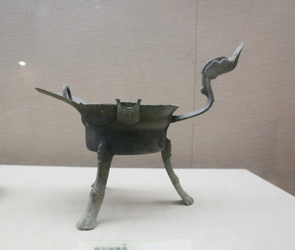 鶴形銅鐎jiao盉 東漢