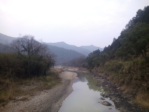 枯水的河流