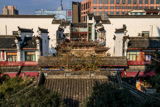 中式住宅院落住宅 寧波城隍廟