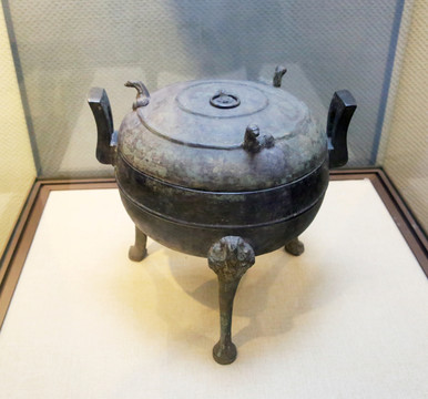 集脰太子銅蓋鼎 戰(zhàn)國