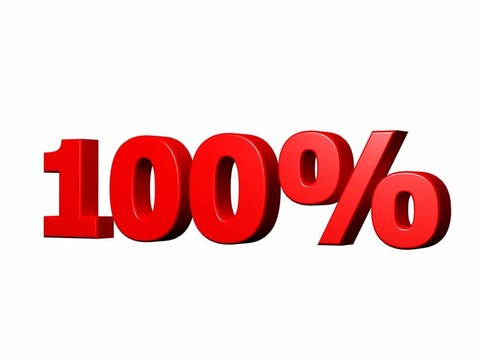 百分之100