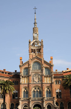 醫(yī)院de la Santa creu我巴塞羅那的Sant Pau；西班牙