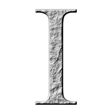 3d石希臘字母