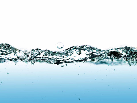 水與泡沫