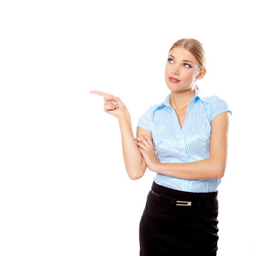 金發(fā)碧眼的女商人