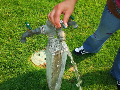 手推噴水器