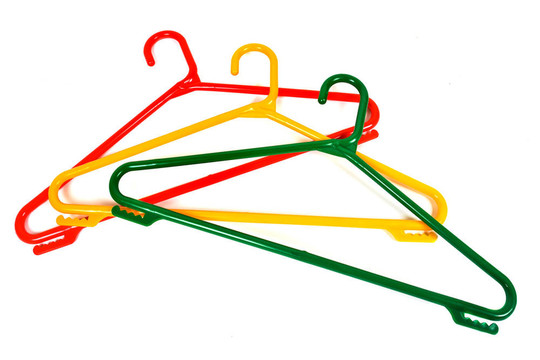 塑料clotheshangers