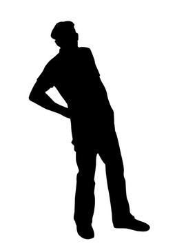 時(shí)尚的男人站