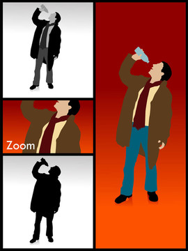 人與瓶
