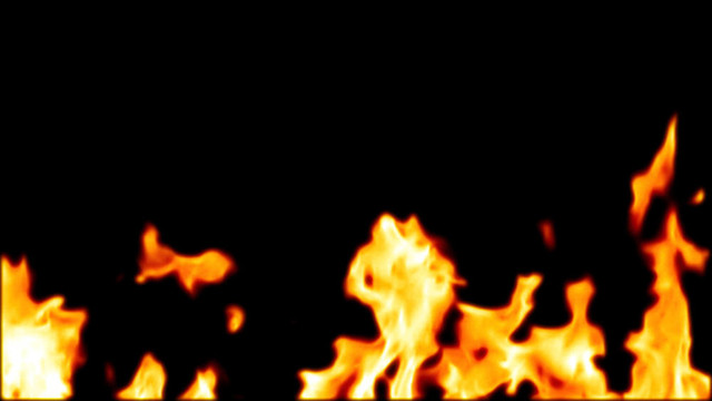 高度詳細的三維抽象火災