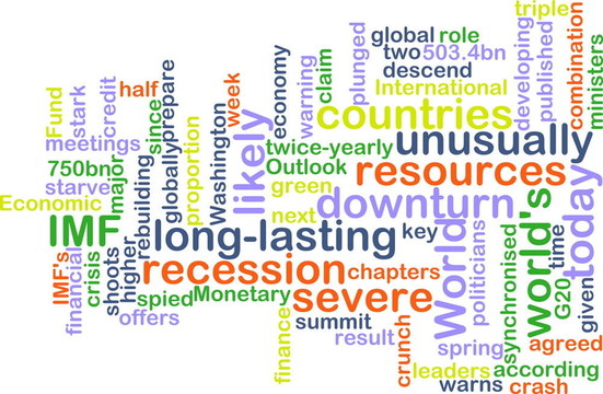 衰退WordCloud