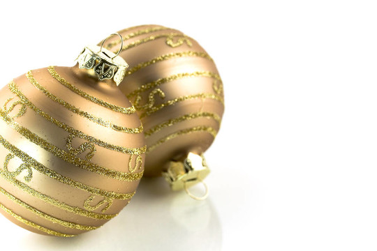 金色圣誕球