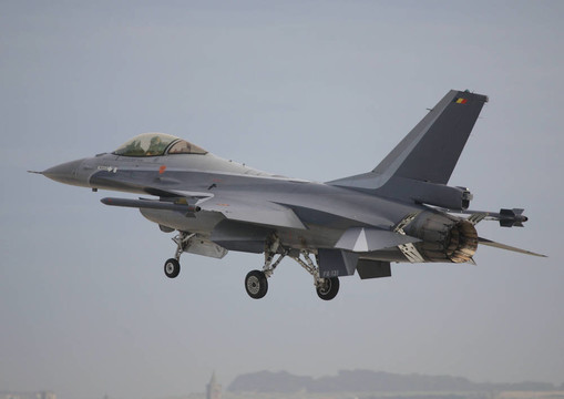 比利時(shí)空軍的F-16戰(zhàn)斗機(jī)