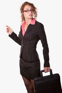 女人用公文包