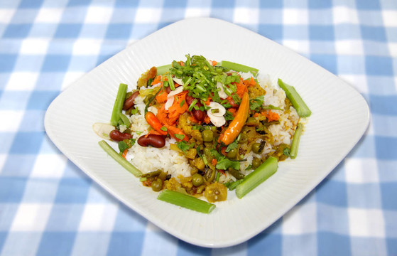 麻辣素食