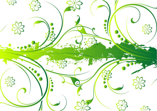 摘要垃圾花的背景