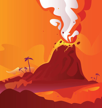 熔巖火山