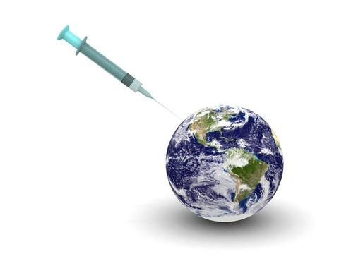 地球與注射器