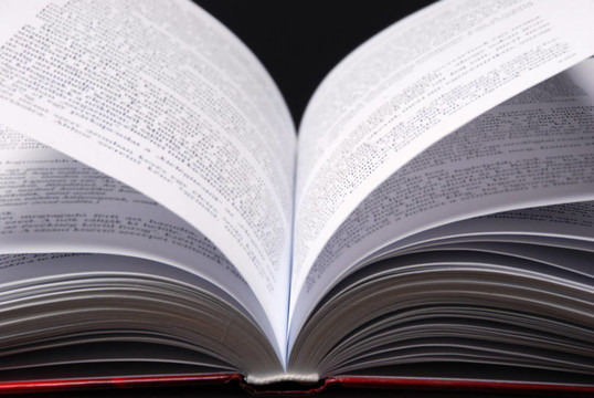 打開的書