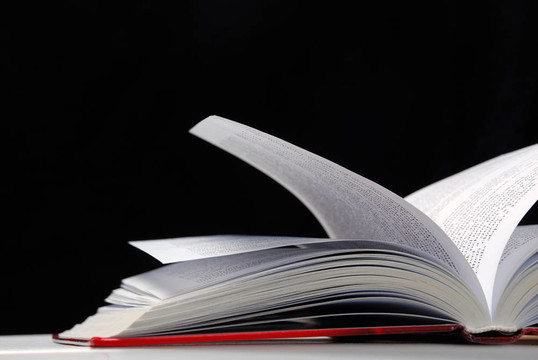打開的書