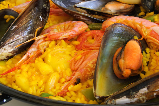 西班牙米飯：西班牙海鮮飯