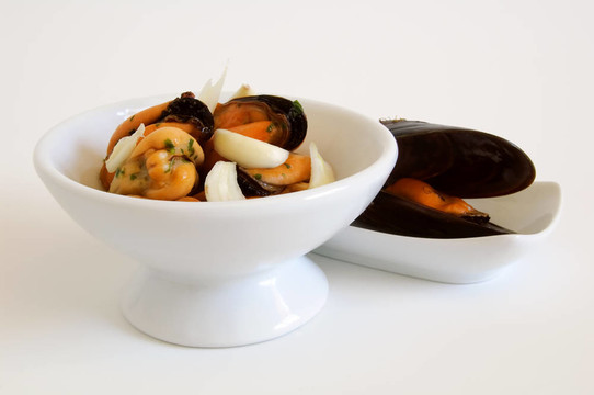 開(kāi)胃菜：Mussels沙拉
