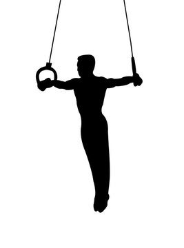 體操運(yùn)動(dòng)員在環(huán)